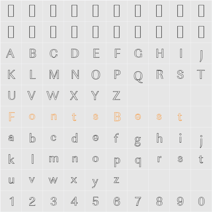 ImperialOu Character Map