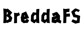 BreddaFS Font Image