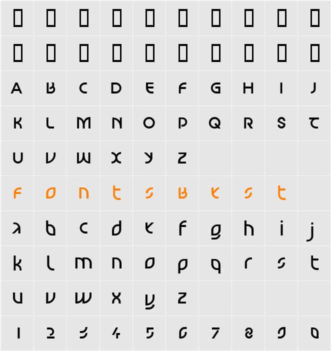 LTScott Mars Character Map