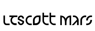 LTScott Mars Font Image