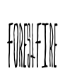 ForestFire Font Image