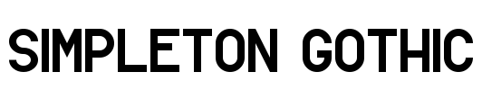 Simpleton Gothic