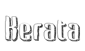 Kerata Font Image