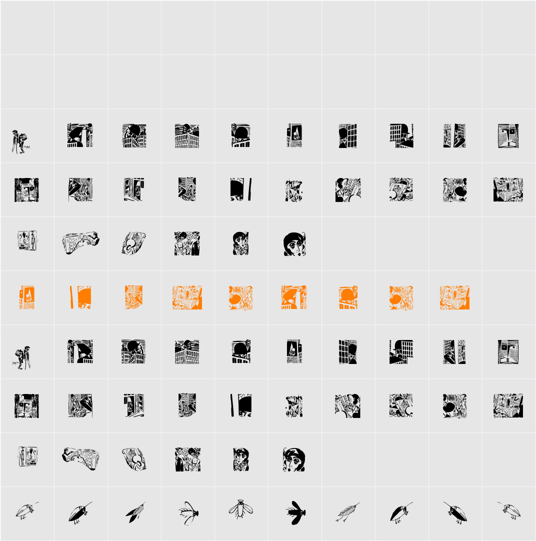 LookingMasreel Character Map