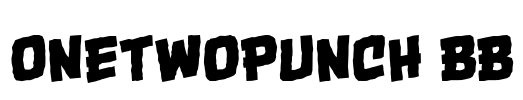 OneTwoPunch BB Font Image