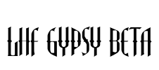 LHF Gypsy BETA Font Image