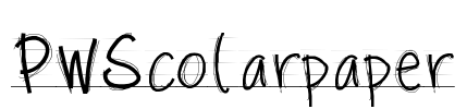 PWScolarpaper Font Image