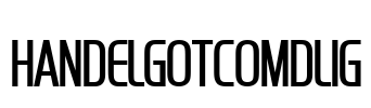 HandelGotComDLig Font Image