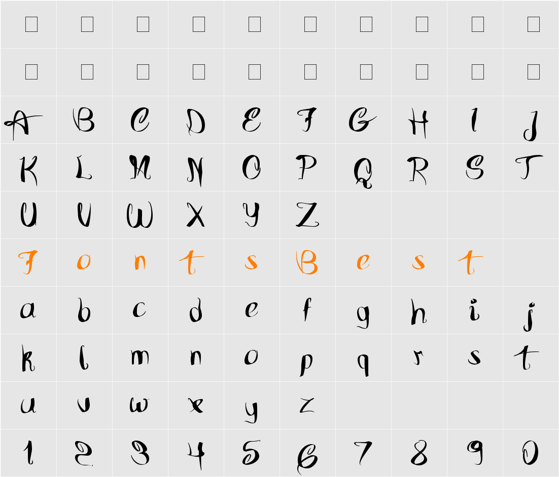 Future is back Character Map