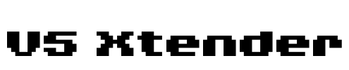 V5 Xtender Font Image
