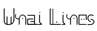 Unai Lines Font Image
