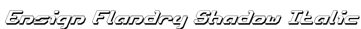 Ensign Flandry Shadow Italic