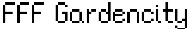 FFF Gardencity Font Image