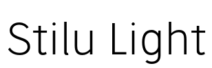 Stilu Light Font Image