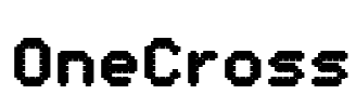 OneCross Font Image