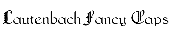 Lautenbach Fancy Caps