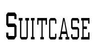 Suitcase Font Image