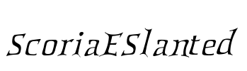 ScoriaESlanted