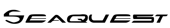 Seaquest Font Image