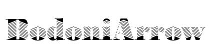 BodoniArrow