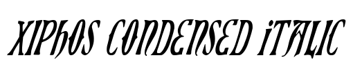 Xiphos Condensed Italic