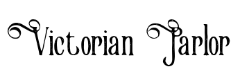 Victorian Parlor  Font Image