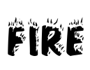 FIRE Font Image