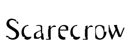 Scarecrow Font Image
