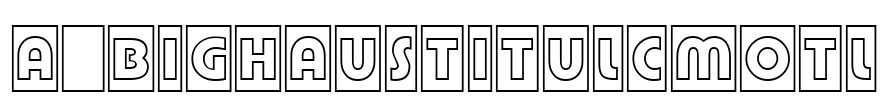 a_BighausTitulCmOtl Font Image