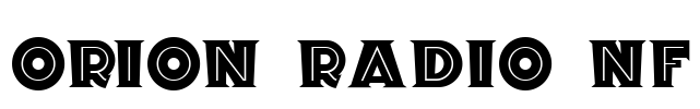 Orion Radio NF Font Image