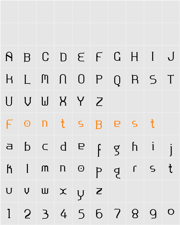Zoloft Character Map