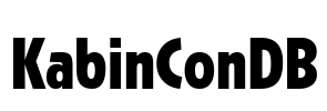 KabinConDB Font Image