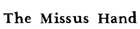 The Missus Hand Font Image