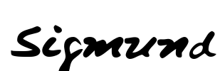 Sigmund Font Image