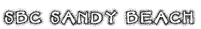 SBC Sandy Beach Font Image