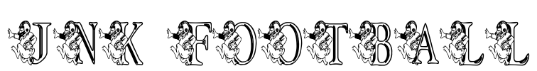 JNK FOOTBALL Font Image