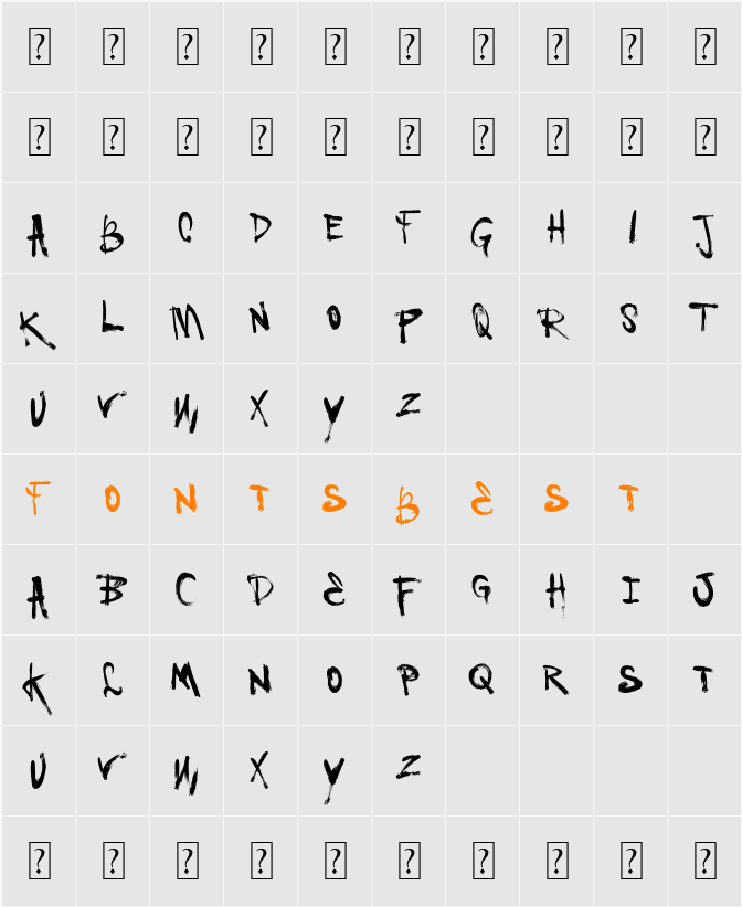 Vtks Love U Character Map