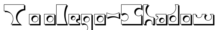 Toolego-Shadow Font Image