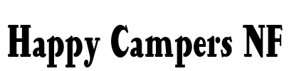 Happy Campers NF Font Image