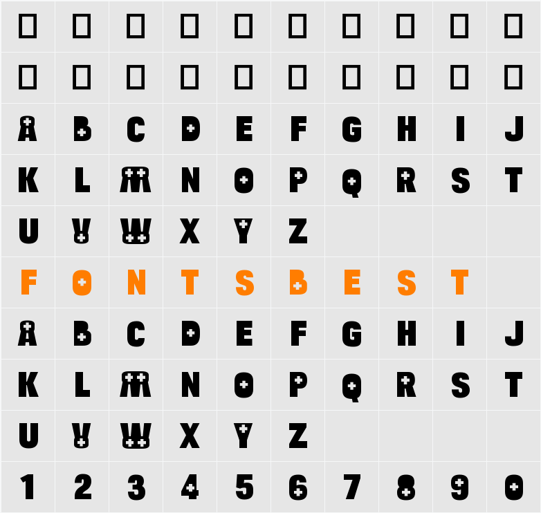Bulltoad Health Character Map