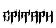 Epitaph Font Image