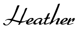 Heather Font Image