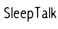 SleepTalk Font Image