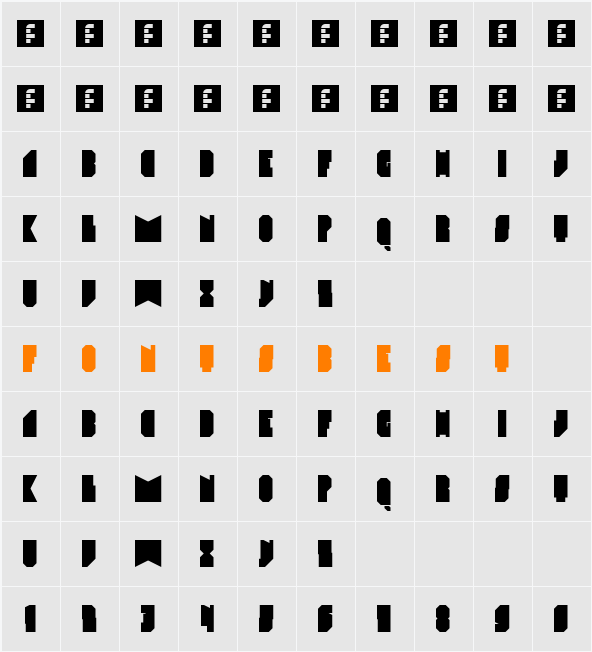 Elektro Character Map