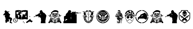 Special Forces Font Image
