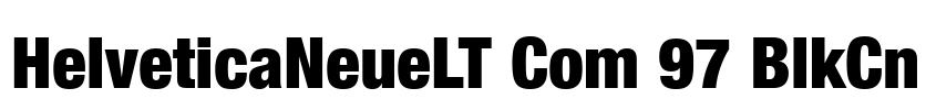 HelveticaNeueLT Com 97 BlkCn