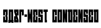 EAST-west Condensed Font Image