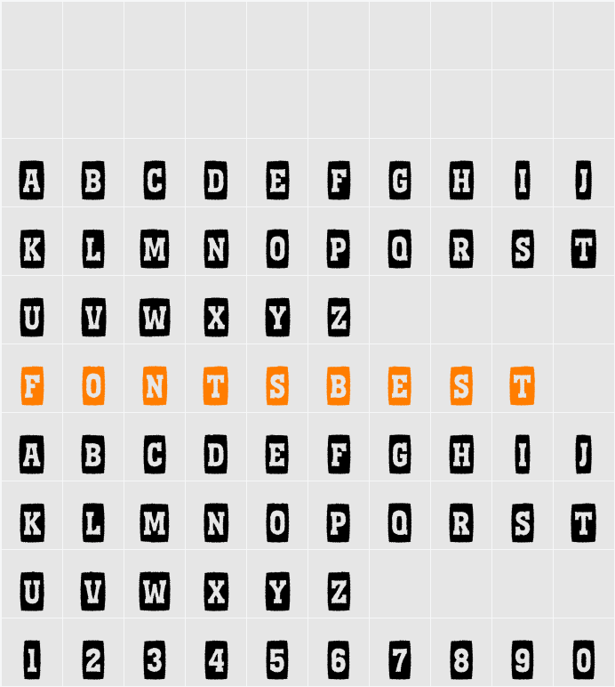 a_KenaCmRgh Character Map