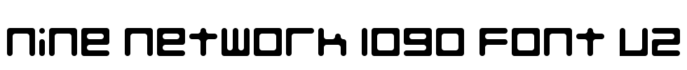 Nine Network logo font v2 Font Image