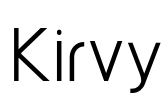 Kirvy Font Image